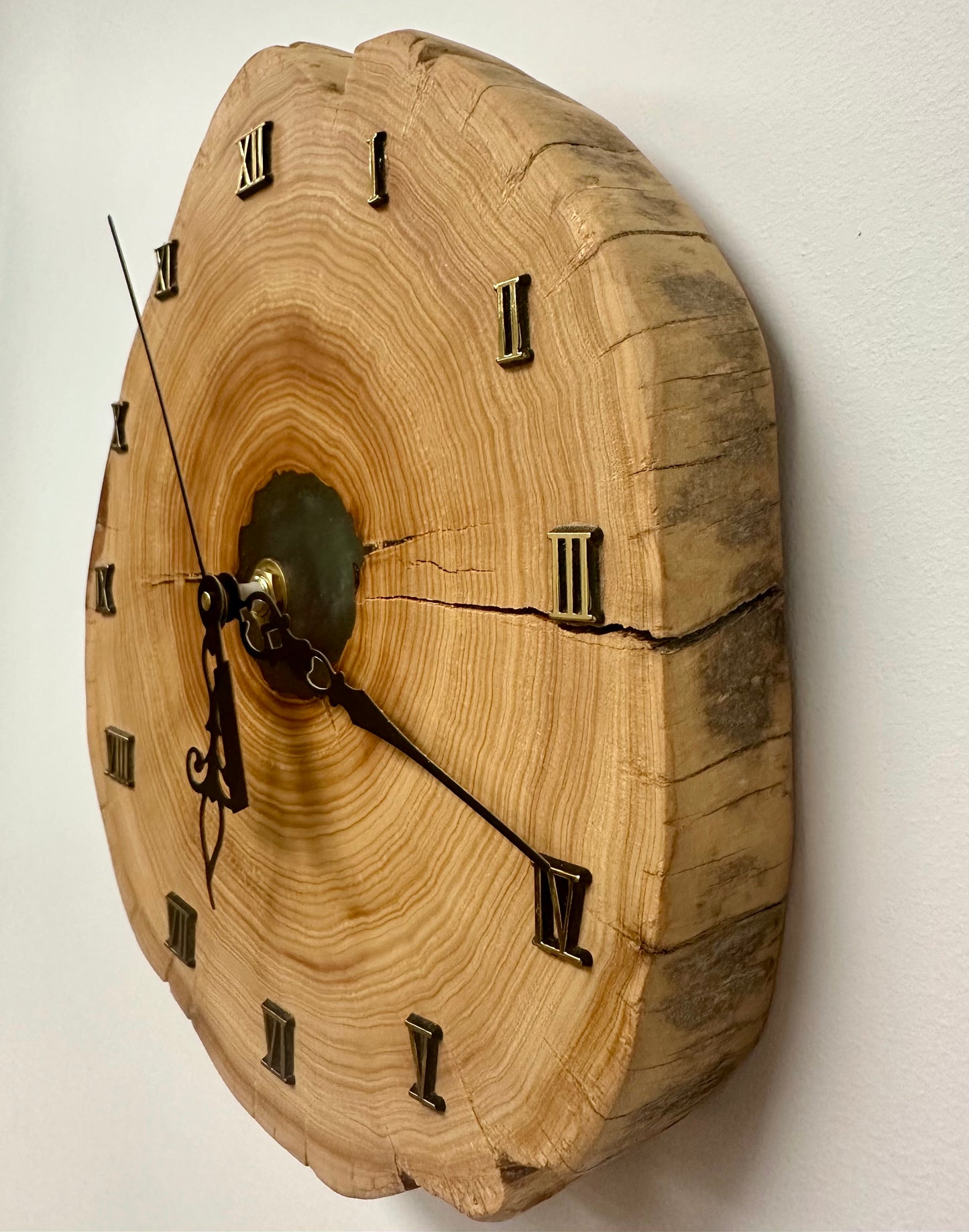 Stuart Henke Handmade Sandalwood & Resin Clock
