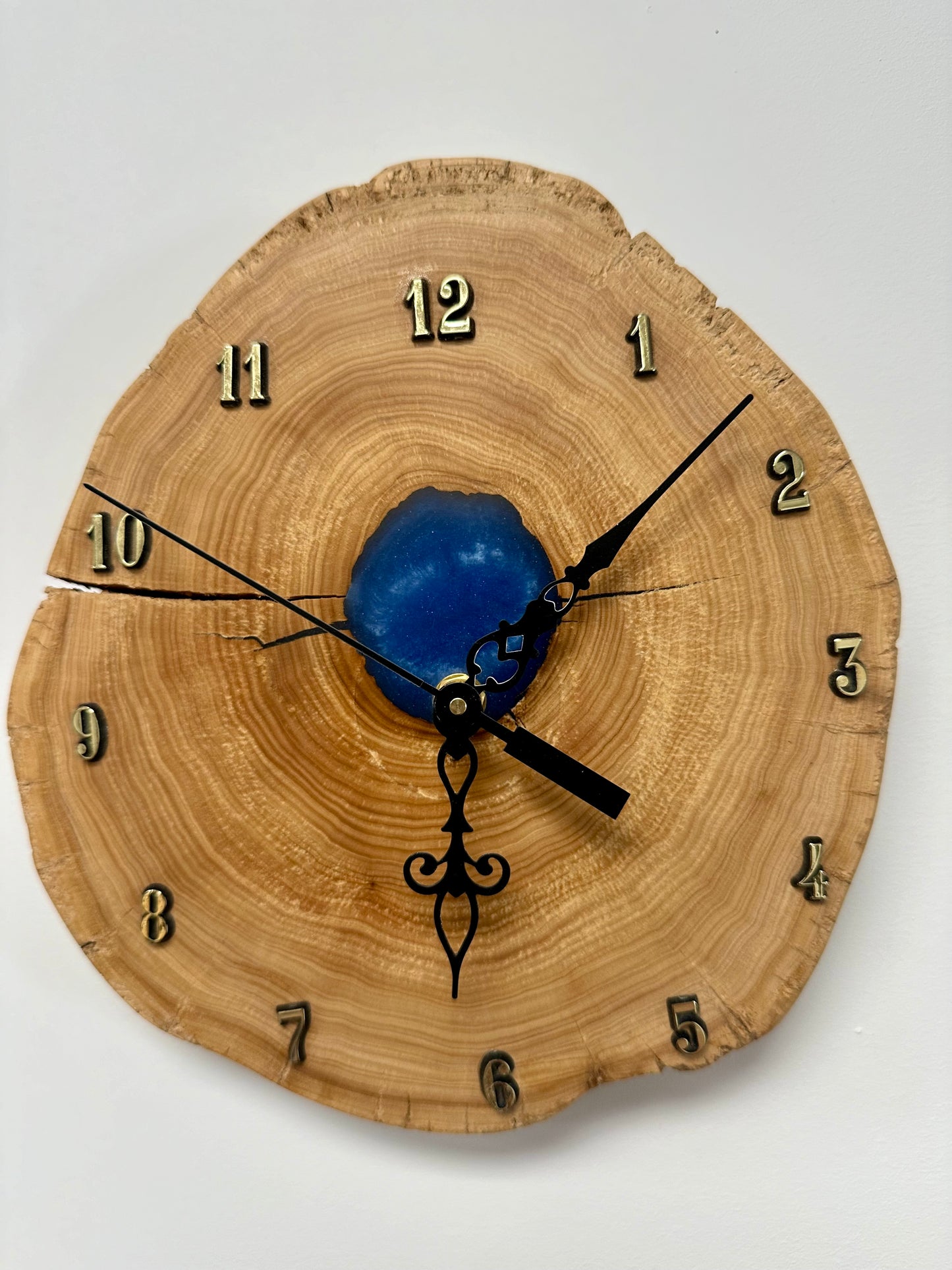 Stuart Henke Handmade Sandalwood & Resin Clock