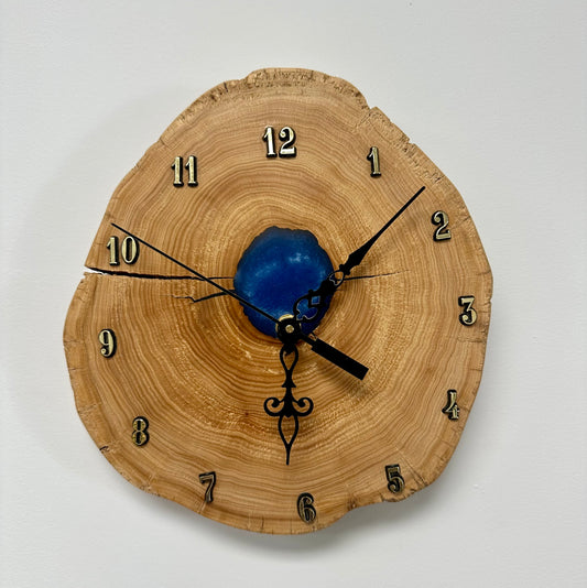Stuart Henke Handmade Sandalwood & Resin Clock