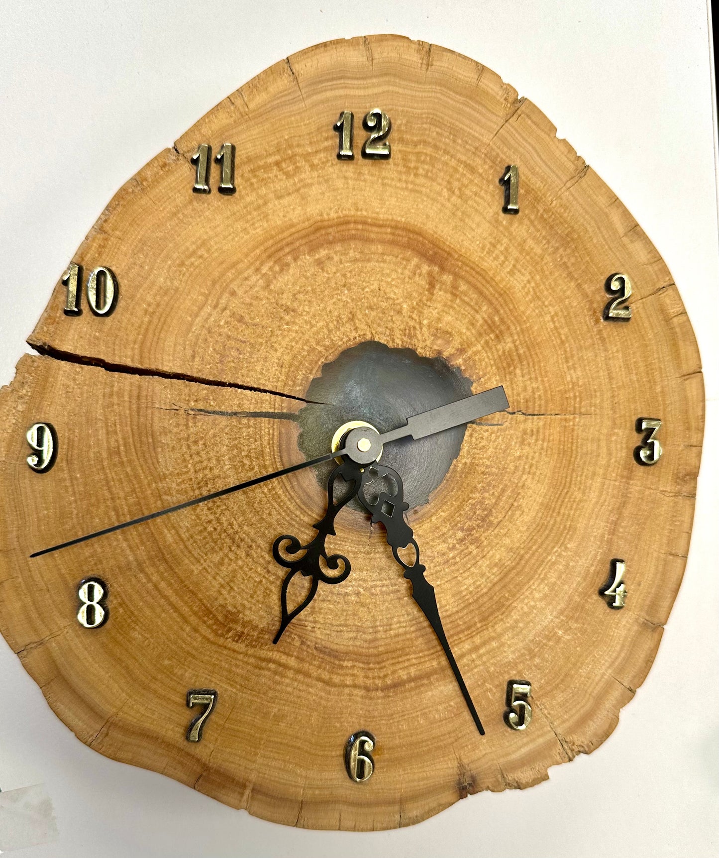 Stuart Henke Handmade Sandalwood & Resin Clock