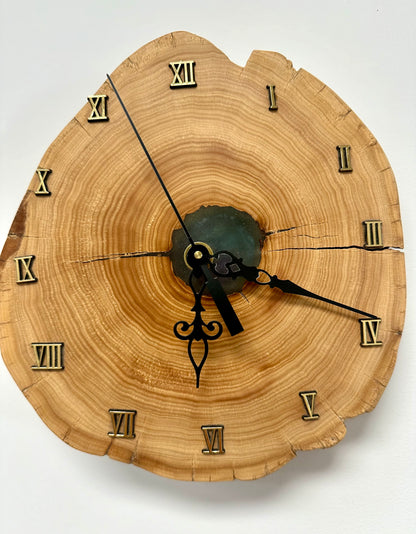Stuart Henke Handmade Sandalwood & Resin Clock