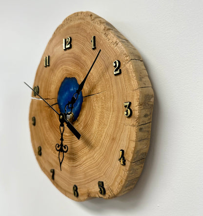 Stuart Henke Handmade Sandalwood & Resin Clock