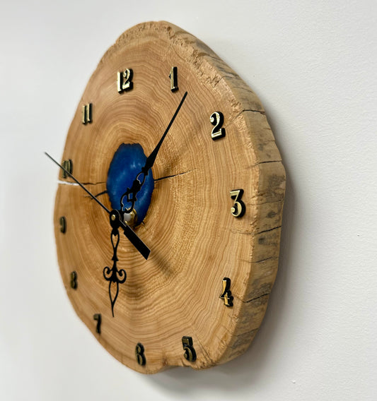 Stuart Henke Handmade Sandalwood & Resin Clock