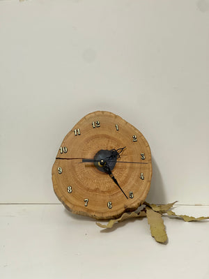 Handmade Sandalwood & Resin Clock
